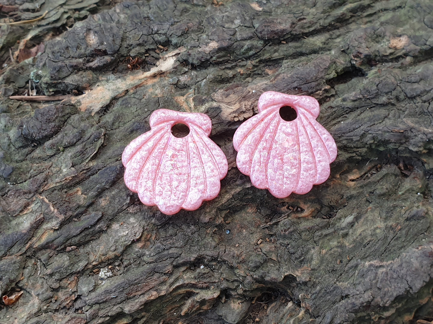 Pampilles Erina Rose avec Paillettes Coquillages